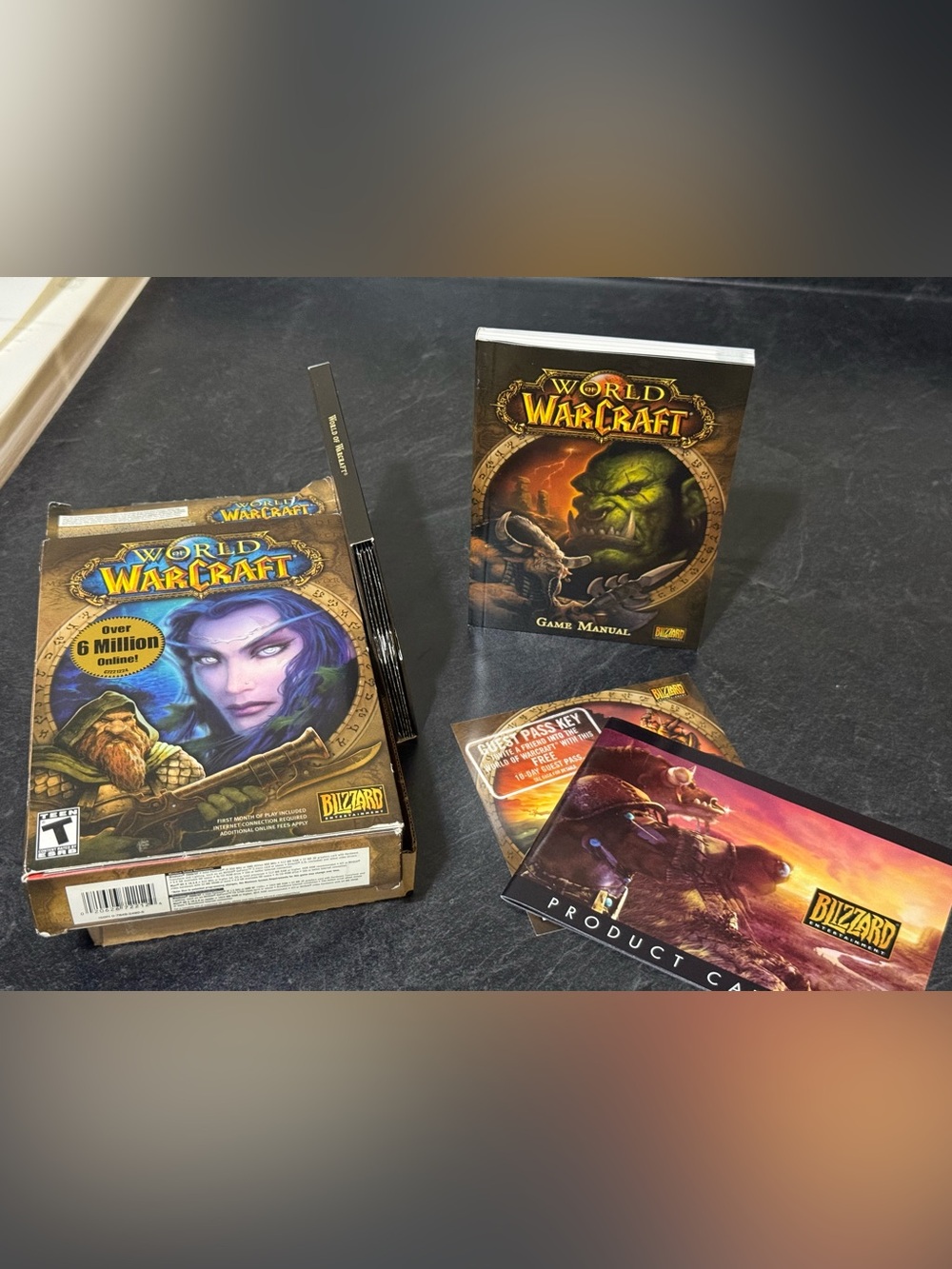 World of Warcraft (Windows/Mac, 2004) PC Game Complete Box & Manual